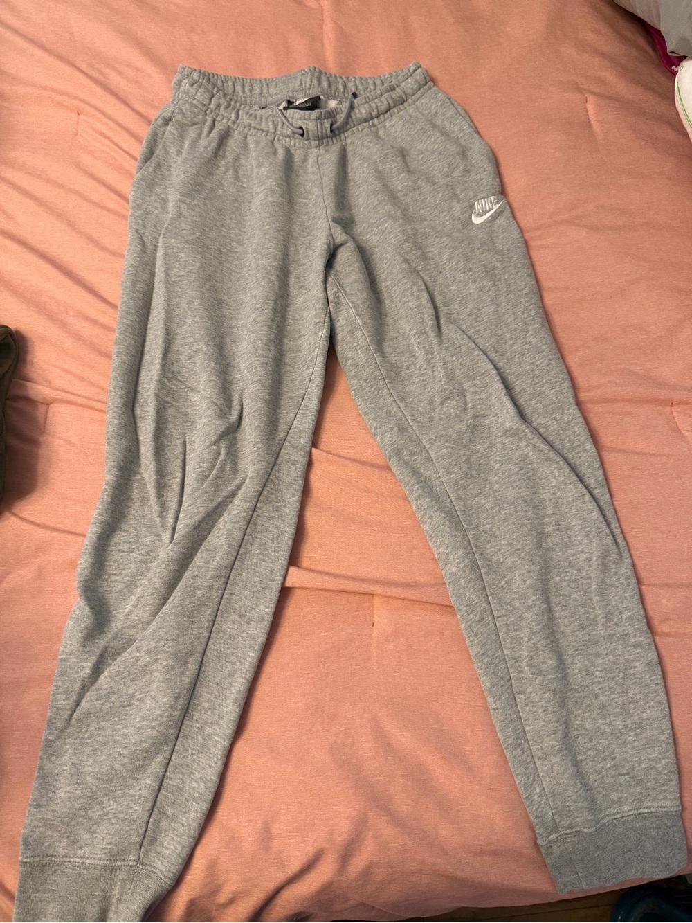 Nike Grey Fleece Jogger Pants